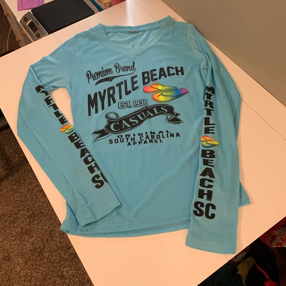Myrtle Beach Long Sleeved T-Shirt/Size Small